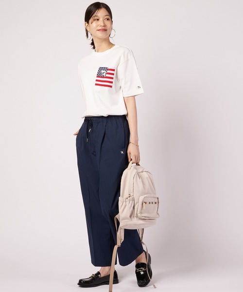 Arnold Palmer(アーノルドパーマー)の「シェア ポケットモチーフ Tシャツ(Tシャツ/カットソー・レディース・ベージュ/ホワイト/ブルー/ブラック・XS/S/M/L/LL)」の17枚目の写真