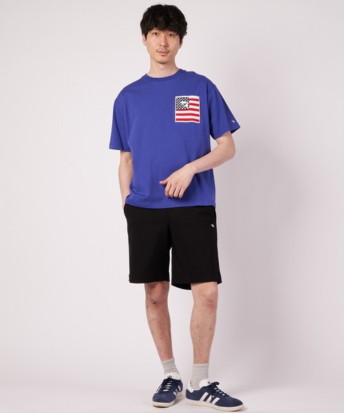 Arnold Palmer(アーノルドパーマー)の「シェア ポケットモチーフ Tシャツ(Tシャツ/カットソー・レディース・ベージュ/ホワイト/ブルー/ブラック・XS/S/M/L/LL)」の9枚目の写真