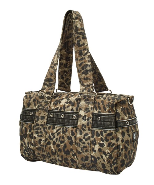 X-girl(エックスガール)の「2WAY DRUM BAG(ショルダーバッグ・レディース・ブラック/ベージュ/カモフラージュ・ONE SIZE)」の9枚目の写真