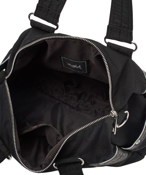 X-girl(エックスガール)の「2WAY DRUM BAG(ショルダーバッグ・レディース・ブラック/ベージュ/カモフラージュ・ONE SIZE)」の18枚目の写真