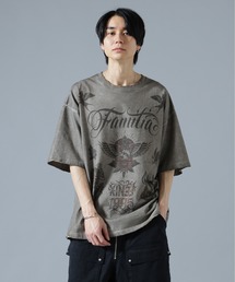 DANKE SCHON | DankeSchon/ダンケシェーン/SPRAY BURN S/S TEE FAMILIA(Tシャツ/カットソー)