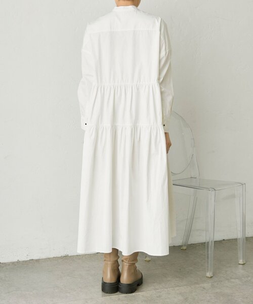 ear PAPILLONNER(イアパピヨネ)の「ティアードワンピース【SUM1 STYLE】(ワンピース・レディース・ホワイト・FREE)」の6枚目の写真