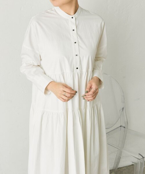 ear PAPILLONNER(イアパピヨネ)の「ティアードワンピース【SUM1 STYLE】(ワンピース・レディース・ホワイト・FREE)」の7枚目の写真