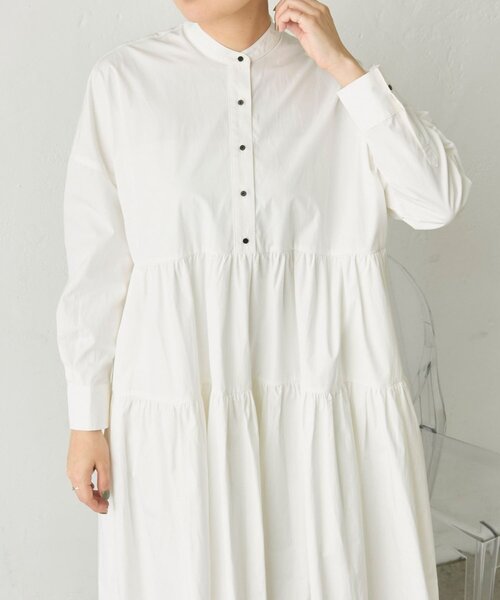 ear PAPILLONNER(イアパピヨネ)の「ティアードワンピース【SUM1 STYLE】(ワンピース・レディース・ホワイト・FREE)」の8枚目の写真