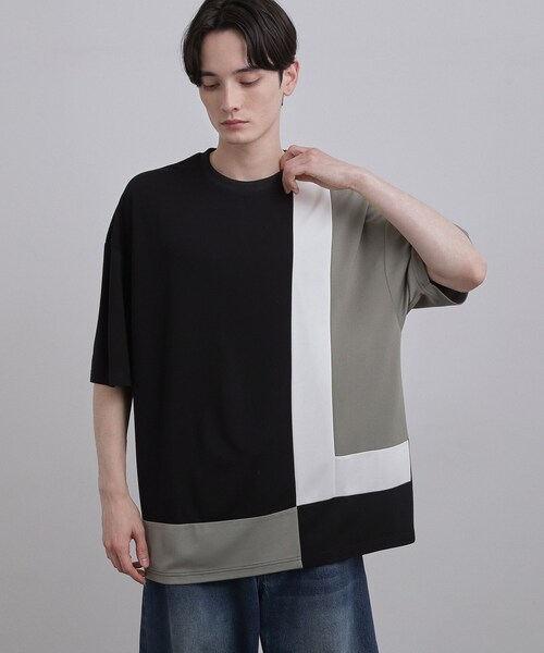 tk.TAKEO KIKUCHI（ティーケータケオキクチ）の「【選べる6色】アソートカットソー（Tシャツ/カットソー・メンズ・ホワイト/ネイビー系4/ブラック/グレー/ホワイト系5/ブラック系4・02/04/03）」の20枚目の写真