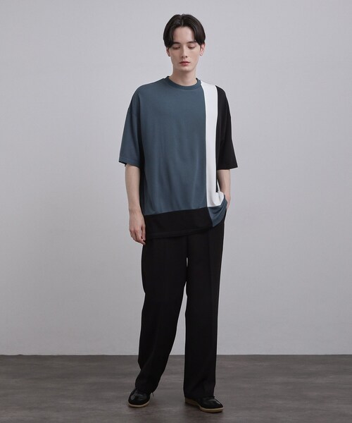 tk.TAKEO KIKUCHI（ティーケータケオキクチ）の「【選べる6色】アソートカットソー（Tシャツ/カットソー・メンズ・ホワイト/ネイビー系4/ブラック/グレー/ホワイト系5/ブラック系4・02/04/03）」の15枚目の写真
