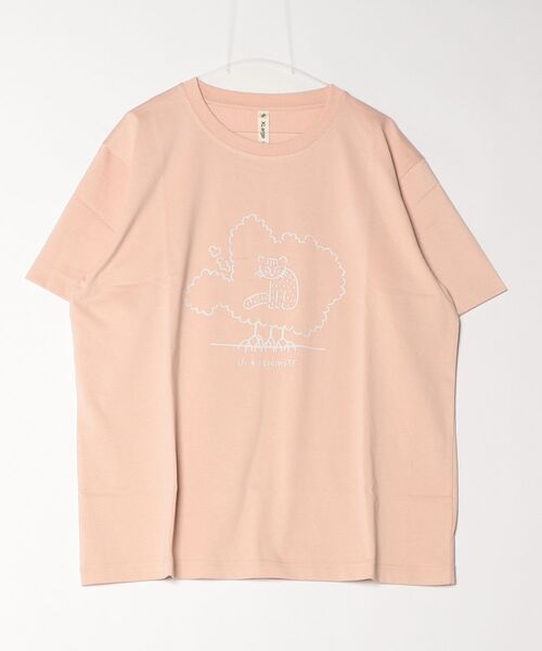 KEEN(キーン)の「Us4 OC/RP IRIOMOTE CAT TEE / Us4 オーシーアールピー イリオモテヤマネコ ティー / Tシャツ(Tシャツ/カットソー・メンズ・ライトピンク・L/M/S/XL)」の1枚目の写真