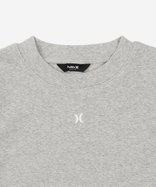 Hurley (ハーレー)の「【Hurley:ハーレー】レディースリブミニTシャツ RIB MINI SHORTS SLEEVE(Tシャツ/カットソー・レディース・カーキブラウン/ホワイト/ヘザーグレー/ブラック・MEDIUM/LARGE/SMALL)」の18枚目の写真