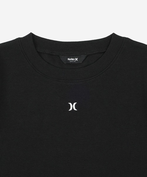Hurley (ハーレー)の「【Hurley:ハーレー】レディースリブミニTシャツ RIB MINI SHORTS SLEEVE(Tシャツ/カットソー・レディース・カーキブラウン/ホワイト/ヘザーグレー/ブラック・MEDIUM/LARGE/SMALL)」の21枚目の写真