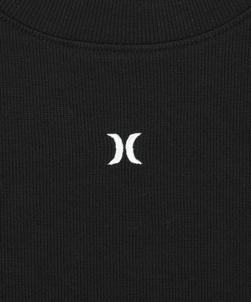 Hurley (ハーレー)の「【Hurley:ハーレー】レディースリブミニTシャツ RIB MINI SHORTS SLEEVE(Tシャツ/カットソー・レディース・カーキブラウン/ホワイト/ヘザーグレー/ブラック・MEDIUM/LARGE/SMALL)」の10枚目の写真