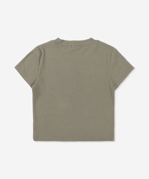 Hurley (ハーレー)の「【Hurley:ハーレー】レディースリブミニTシャツ RIB MINI SHORTS SLEEVE(Tシャツ/カットソー・レディース・カーキブラウン/ホワイト/ヘザーグレー/ブラック・MEDIUM/LARGE/SMALL)」の11枚目の写真