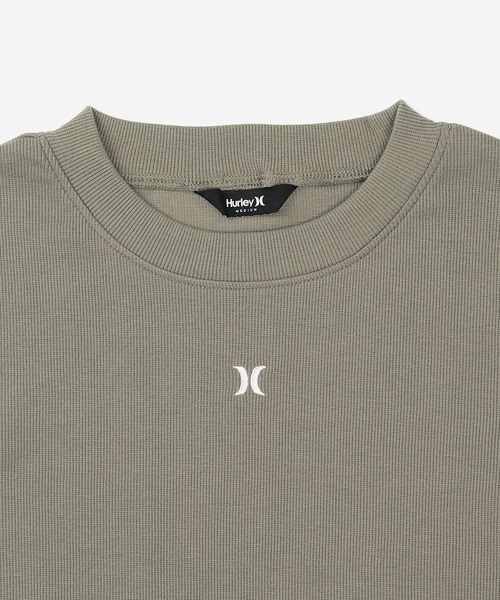 Hurley (ハーレー)の「【Hurley:ハーレー】レディースリブミニTシャツ RIB MINI SHORTS SLEEVE(Tシャツ/カットソー・レディース・カーキブラウン/ホワイト/ヘザーグレー/ブラック・MEDIUM/LARGE/SMALL)」の12枚目の写真