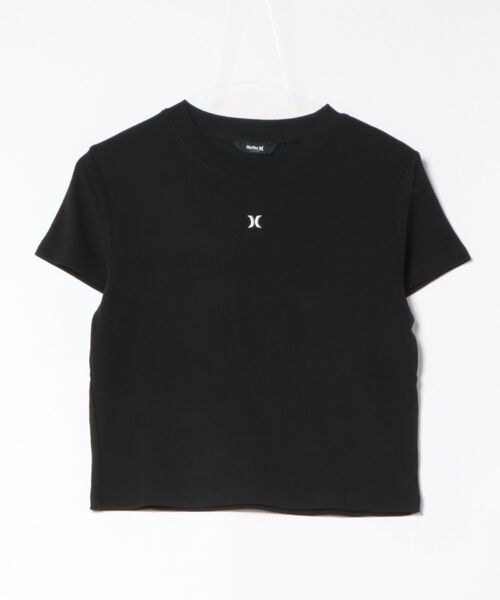 Hurley (ハーレー)の「【Hurley:ハーレー】レディースリブミニTシャツ RIB MINI SHORTS SLEEVE(Tシャツ/カットソー・レディース・カーキブラウン/ホワイト/ヘザーグレー/ブラック・MEDIUM/LARGE/SMALL)」の15枚目の写真