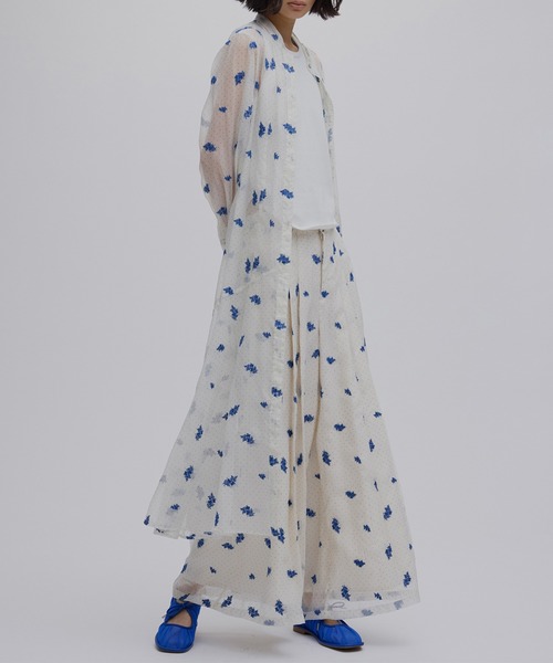 Ameri（アメリ）の「DOT FLOWER VEIL PANTS（その他パンツ・レディース・ブラウン/ホワイト・MEDIUM/SMALL）」の8枚目の写真