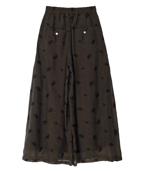 Ameri（アメリ）の「DOT FLOWER VEIL PANTS（その他パンツ・レディース・ブラウン/ホワイト・MEDIUM/SMALL）」の22枚目の写真