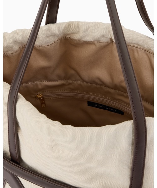 ARMANI EXCHANGE（アルマーニエクスチェンジ）の「【A|X アルマーニ エクスチェンジ】ビッグAXロゴ バケットトートバッグ（トートバッグ・レディース・ブラウン・FREE）」の6枚目の写真