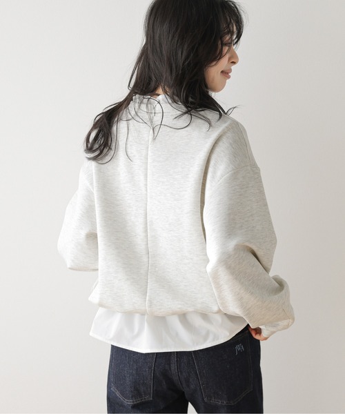 AMELY(エミリー)の「フリルヘムバルーンプルオーバー(Tシャツ/カットソー・レディース・ホワイト/ブラック/杢グレー・フリー)」の17枚目の写真