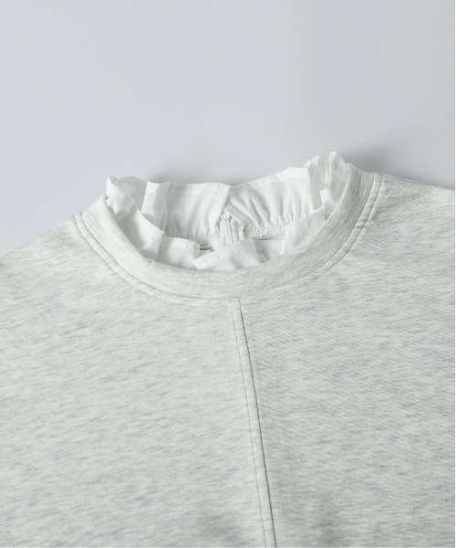 AMELY(エミリー)の「フリルヘムバルーンプルオーバー(Tシャツ/カットソー・レディース・ホワイト/ブラック/杢グレー・フリー)」の20枚目の写真