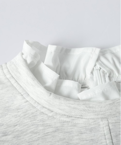 AMELY(エミリー)の「フリルヘムバルーンプルオーバー(Tシャツ/カットソー・レディース・ホワイト/ブラック/杢グレー・フリー)」の21枚目の写真