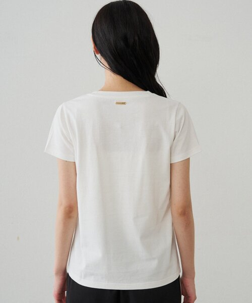 LOUNGEDRESS（ラウンジドレス）の「ディープVカットソー（Tシャツ/カットソー・レディース・ブラック/ベージュ/オフホワイト・FREE）」の10枚目の写真