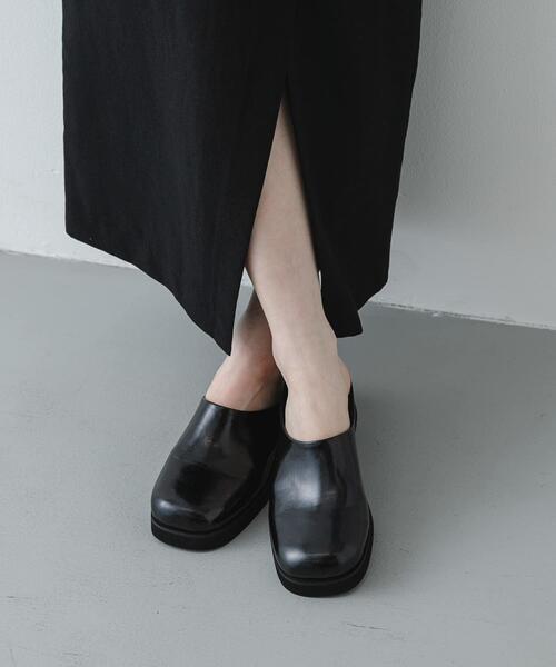 SENSE OF PLACE by URBAN RESEARCH（センスオブプレイスバイアーバンリサーチ）の「『抗菌/消臭』スクエアボリュームサボ（サンダル・レディース・カーキ/ブラック・LARGE/MEDIUM/SMALL）」の2枚目の写真