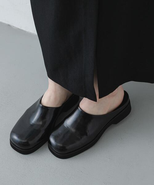 SENSE OF PLACE by URBAN RESEARCH（センスオブプレイスバイアーバンリサーチ）の「『抗菌/消臭』スクエアボリュームサボ（サンダル・レディース・カーキ/ブラック・LARGE/MEDIUM/SMALL）」の3枚目の写真