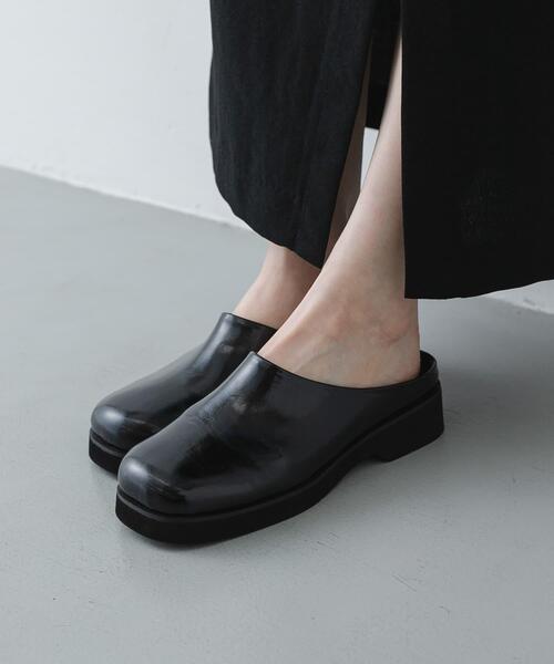 SENSE OF PLACE by URBAN RESEARCH（センスオブプレイスバイアーバンリサーチ）の「『抗菌/消臭』スクエアボリュームサボ（サンダル・レディース・カーキ/ブラック・LARGE/MEDIUM/SMALL）」の4枚目の写真