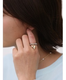 Edit Sheen | ハートメタルボールリング(リング)