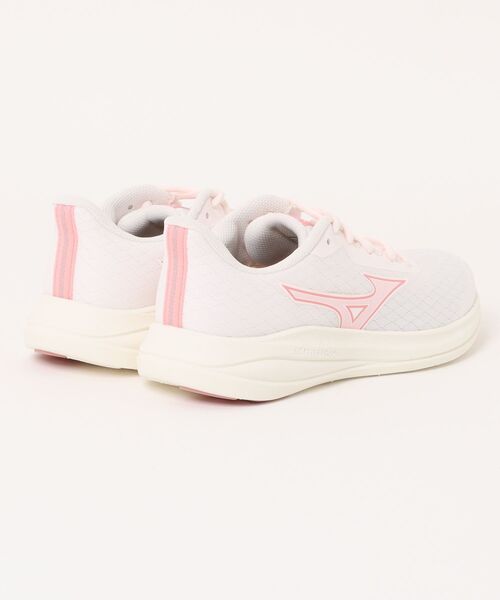 ASBee(アスビー)の「mizuno ミズノ PIONEROAD 3【幅広4E/軽量】レディーススニーカー ランニングシューズ スーパーワイド(ピオネロード3) K1GL261027 ホワイト/ピンク(スニーカー・レディース・ピンク・22.0cm/22.5cm/23.0cm/23.5cm/24.0cm/24.5cm/25.0cm)」の3枚目の写真