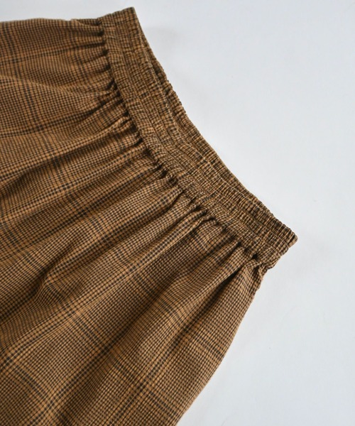WILLFULLY(ウィルフリー)の「volume wide shirring check PT(その他パンツ・レディース・ブラック/ブラウン・FREE)」の18枚目の写真