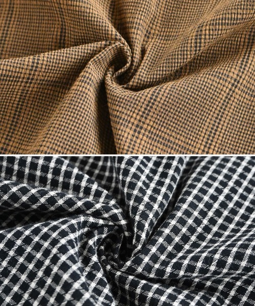 WILLFULLY(ウィルフリー)の「volume wide shirring check PT(その他パンツ・レディース・ブラック/ブラウン・FREE)」の12枚目の写真