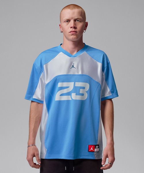 JORDAN BRAND（ジョーダンブランド）の「JORDAN BRAND M J FLT JERSEY SS TOP / ジョーダン ブランド ジョーダン FLT ジャージー ショートスリーブ トップ / NIKE【SP】（ジャージ・メンズ・ネイビー・M/S/XXL/XL/L）」の2枚目の写真