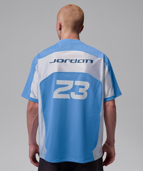 JORDAN BRAND（ジョーダンブランド）の「JORDAN BRAND M J FLT JERSEY SS TOP / ジョーダン ブランド ジョーダン FLT ジャージー ショートスリーブ トップ / NIKE【SP】（ジャージ・メンズ・ネイビー・M/S/XXL/XL/L）」の7枚目の写真
