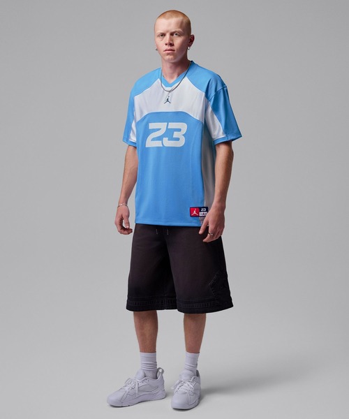 JORDAN BRAND（ジョーダンブランド）の「JORDAN BRAND M J FLT JERSEY SS TOP / ジョーダン ブランド ジョーダン FLT ジャージー ショートスリーブ トップ / NIKE【SP】（ジャージ・メンズ・ネイビー・M/S/XXL/XL/L）」の9枚目の写真