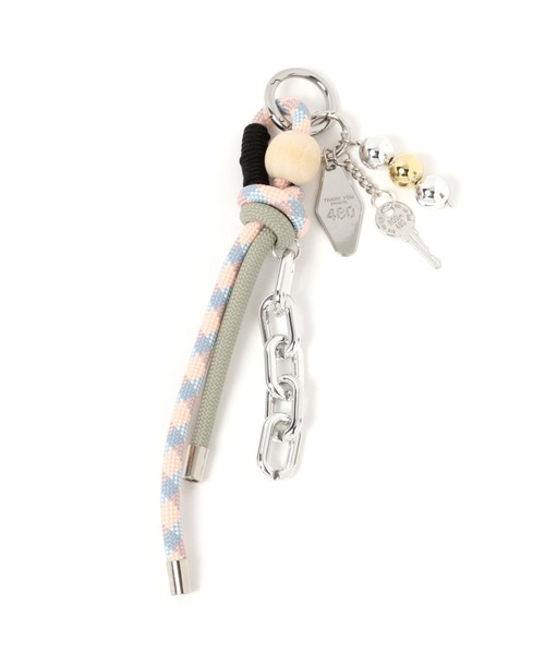 studio CLIP（スタディオクリップ）の「キーコードチャーム（キーホルダー・レディース・カーキ/ブラウン・FREE）」の2枚目の写真