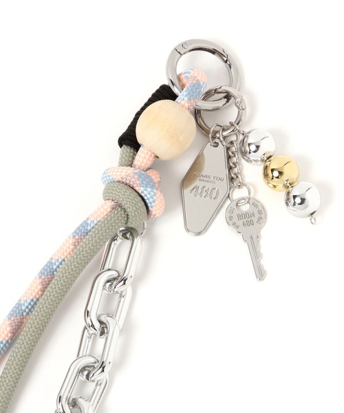 studio CLIP（スタディオクリップ）の「キーコードチャーム（キーホルダー・レディース・カーキ/ブラウン・FREE）」の7枚目の写真