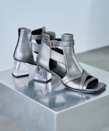 HARE（ハレ）の「カットアウトデザインヒールブーサン(HARE)（サンダル）」