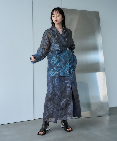 HARE（ハレ）の「カットアウトデザインヒールブーサン(HARE)（サンダル・レディース・ブラック系その他/シルバー/ブラック・MEDIUM/LARGE）」の6枚目の写真