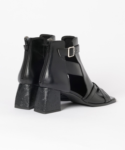 HARE（ハレ）の「カットアウトデザインヒールブーサン(HARE)（サンダル・レディース・ブラック系その他/シルバー/ブラック・MEDIUM/LARGE）」の19枚目の写真