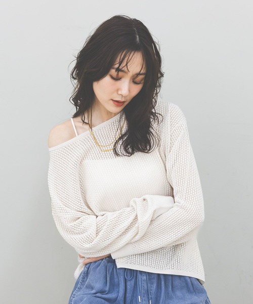 GLOBAL WORK（グローバルワーク）の「Fffit エフィット/カップ付きリブキャミストレート/625140（キャミソール・レディース・ダークブラウン/ブラック/オフホワイト・X-LARGE/MEDIUM/SMALL/LARGE）」の5枚目の写真