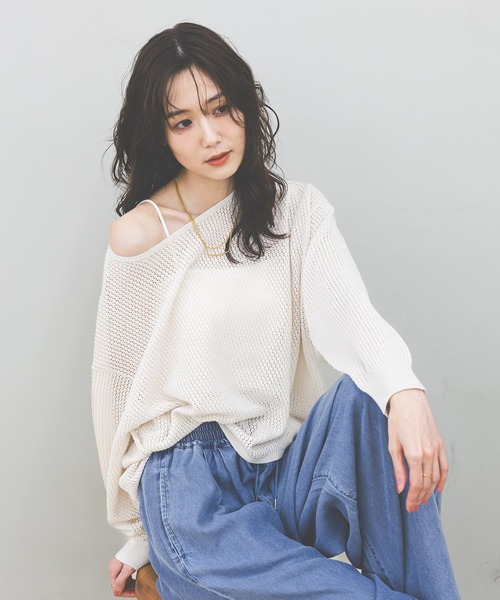 GLOBAL WORK（グローバルワーク）の「Fffit エフィット/カップ付きリブキャミストレート/625140（キャミソール・レディース・ダークブラウン/ブラック/オフホワイト・X-LARGE/MEDIUM/SMALL/LARGE）」の4枚目の写真