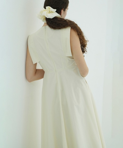 CLANE(クラネ)の「SQUARE SLEEVE ONEPIECE(ワンピース・レディース・アイボリー/ブラック/ストライプ・0/1/2)」の15枚目の写真