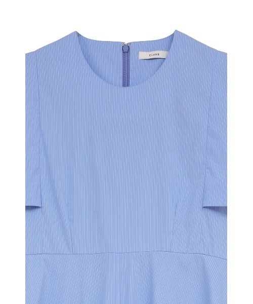 CLANE(クラネ)の「SQUARE SLEEVE ONEPIECE(ワンピース・レディース・アイボリー/ブラック/ストライプ・0/1/2)」の21枚目の写真