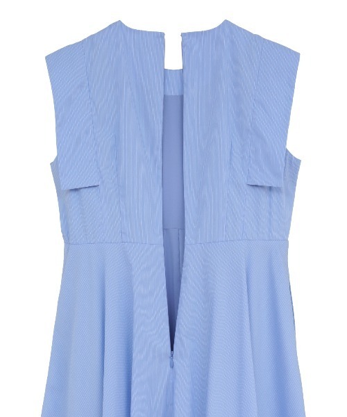 CLANE(クラネ)の「SQUARE SLEEVE ONEPIECE(ワンピース・レディース・アイボリー/ブラック/ストライプ・0/1/2)」の22枚目の写真