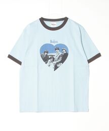 The Beatles（ザビートルズ）の「【THE BEATLES/ザ ビートルズ】フロントフォトプリント リンガーTシャツ（Tシャツ/カットソー）」