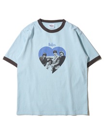 【THE BEATLES/ザ ビートルズ】フロントフォトプリント リンガーTシャツ