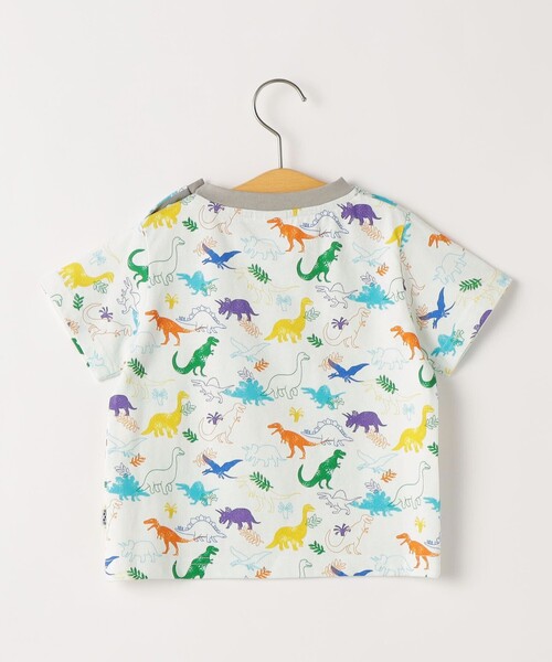 SHIPS(シップス)の「SHIPS KIDS:80~90cm /ダイナソー Tシャツ(Tシャツ/カットソー・キッズ・ベージュ/オフホワイト・90/80)」の3枚目の写真