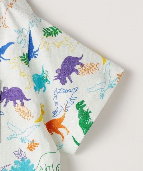 SHIPS(シップス)の「SHIPS KIDS:80~90cm /ダイナソー Tシャツ(Tシャツ/カットソー・キッズ・ベージュ/オフホワイト・90/80)」の6枚目の写真