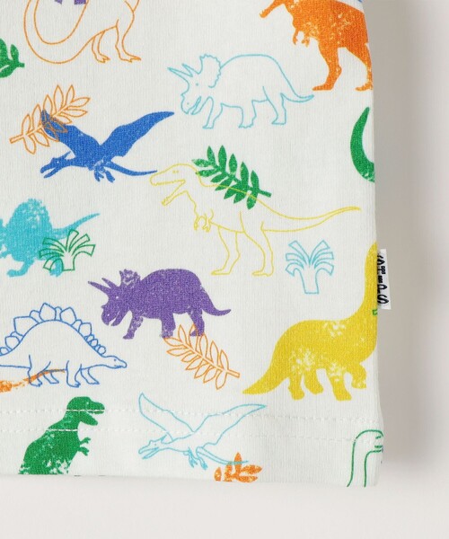 SHIPS(シップス)の「SHIPS KIDS:80~90cm /ダイナソー Tシャツ(Tシャツ/カットソー・キッズ・ベージュ/オフホワイト・90/80)」の7枚目の写真