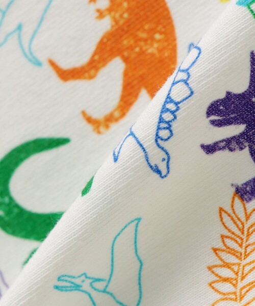 SHIPS(シップス)の「SHIPS KIDS:80~90cm /ダイナソー Tシャツ(Tシャツ/カットソー・キッズ・ベージュ/オフホワイト・90/80)」の8枚目の写真